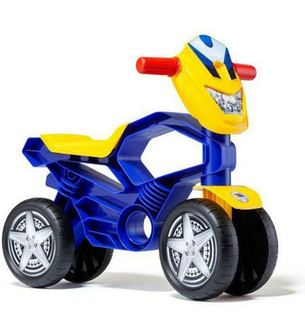 Moltó Driewieler Motorfiets speelgoed voor kinderen, 53 cm, zwart met rode details, geschikt voor buiten spelen