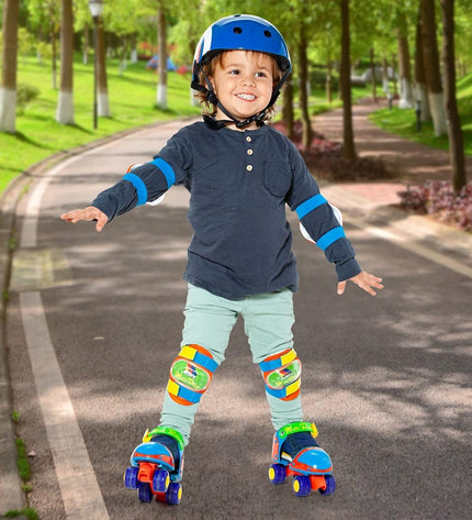 Moltó My First Skates for kids, size 25-32, colorful beginner skates with adjustable straps for outdoor play and fun.