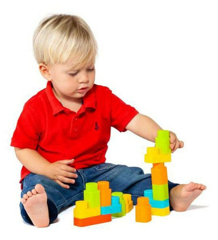 Moltó Playset 21450 building blocks with 30 pieces for kids' construction toy, colorful plastic construction set.