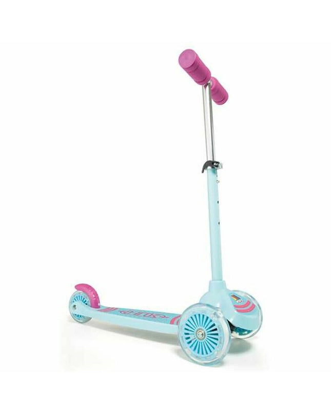 Pink Maxi Roze Lichten Moltó scooter for urban mobility, 56 cm, designed for sport and outdoor use.