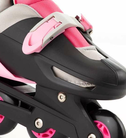 Pink Moltó adjustable inline skates for children, size 35-38, suitable for outdoor sports and active play.