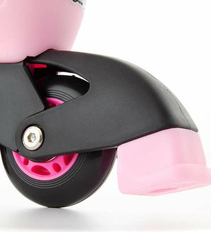 Pink Moltó inline skates for kids, adjustable size 35-38, designed for outdoor play and sports activities.