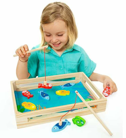 Visspel Moltó 15 onderdelen speelgoed set with colorful game pieces and accessories, designed for children’s play and entertainment.