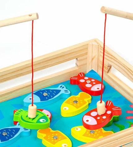 Visspel Moltó 15-onderdelen speelgoed en games set with colorful game pieces and accessories for children