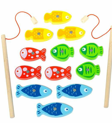 Visspel Moltó 15 onderdelen speelgoed set with colorful game pieces and accessories, designed for children’s play and entertainment.