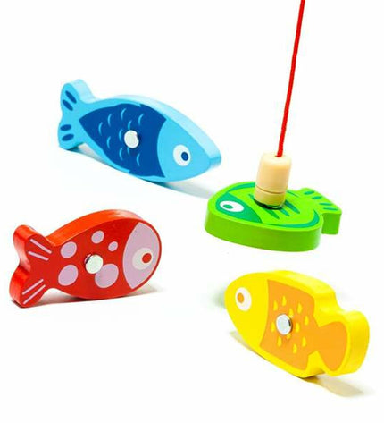 Visspel Moltó 15-delige speelgoedset with colorful game pieces and accessories for children, designed for playful learning and fun.