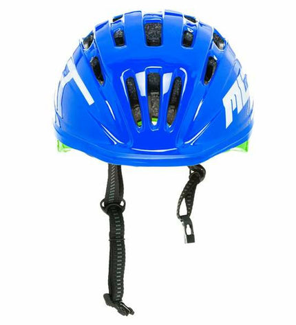 Blue Moltó Kinder Fietshelm for children 48-53 cm, lightweight sport and outdoor bike helmet with adjustable straps.
