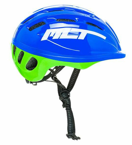 Blue Moltó Kinder bike helmet for children, size 48-53 cm, suitable for sport and outdoor cycling activities.