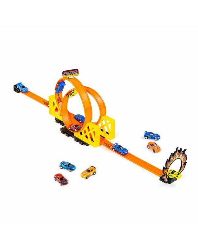 Moltó Racebaan Moltó Ultimate Track toy race car track with colorful roads and racing cars for children.