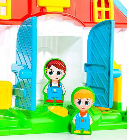 Moltó Playset Boerderij speelgoed met 38 onderdelen, includes farm figures, animals, and accessories for imaginative play.