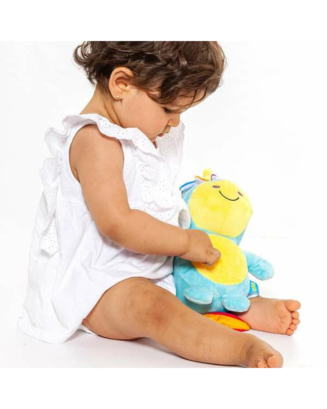 Soft plush Gusyluz musical stuffed animal by Moltó, 24 cm, featuring a cuddly design for children.