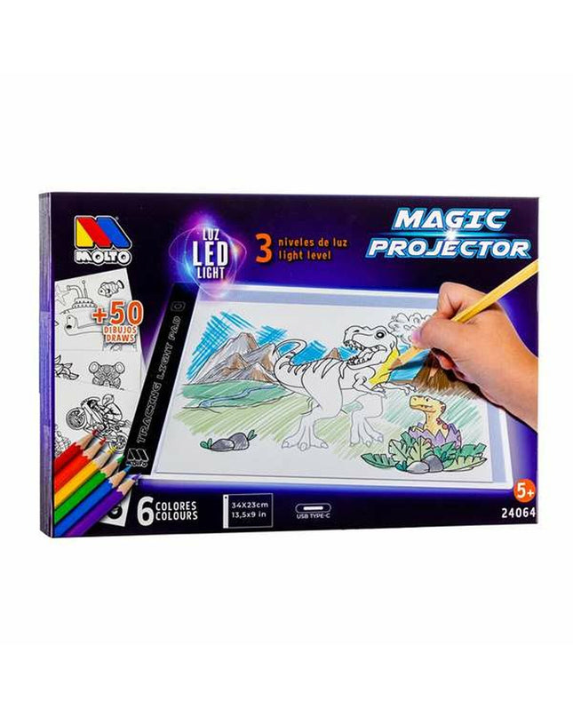 Moltó Projector Moltó Magic toy for educational play, featuring colorful projection and interactive learning elements.