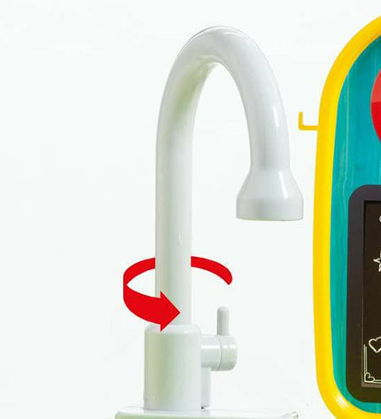 Moltó toy kitchen set with realistic play stove, sink, and utensils for imaginative cooking play.