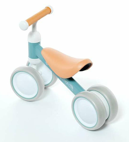 Blue Moltó tricycle toy for babies, measuring 38.5 x 25 x 5 cm, designed for outdoor play and fun.