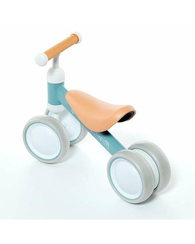 Blue Moltó tricycle toy for babies, measuring 38.5 x 25 x 5 cm, designed for outdoor play and fun.
