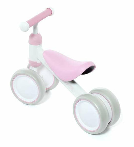 Pink Moltó tricycle for babies, 38.5 x 25 x 5 cm, made of plastic, suitable for play and outdoor activities.