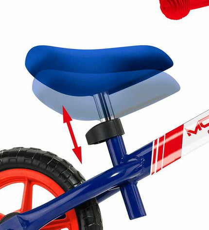 Blue Moltó Minibike Kinderfiets, children's toy bike with training wheels, suitable for outdoor play and active fun.