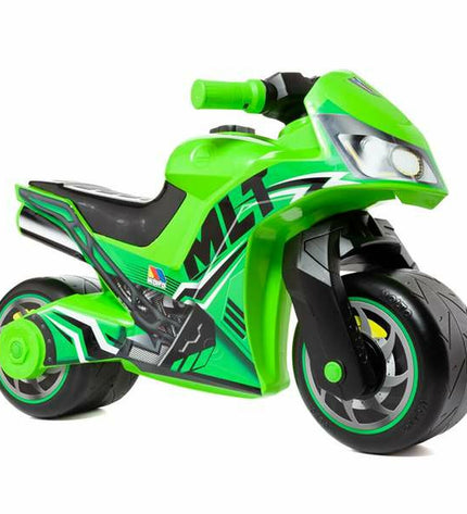 Moltó Loopmotor Moltó Premium Groen, 40.5 x 27.2 x 28.5 cm, green toy scooter for outdoor play and sports.