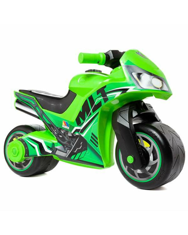 Moltó Loopmotor Moltó Premium Groen, 40.5 x 27.2 x 28.5 cm, green toy scooter for outdoor play and sports.