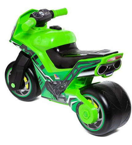 Moltó Loopmotor Moltó Premium Groen, 40.5x27.2x28.5 cm, colorful outdoor toy for children, sporty and fun outdoor play equipment.