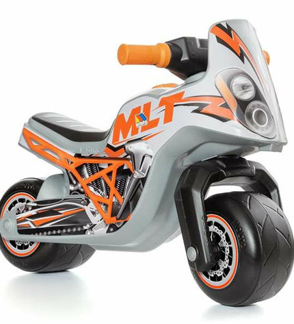 Moltó Loopmotor Moltó toy scooter in red with black handlebars and wheels, suitable for outdoor play and sports activities.