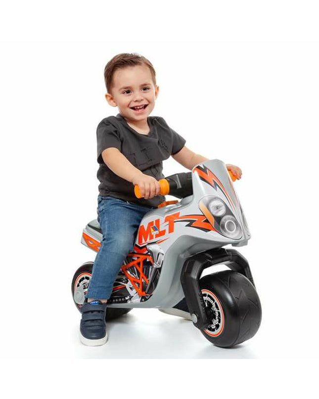 Moltó Loopmotor Moltó toy scooter with black handlebar and colorful deck, suitable for outdoor play and sports.