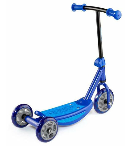 Blue metal and plastic step for urban mobility, size 48.36 x 90 cm, by Moltó, suitable for sports and outdoor use.