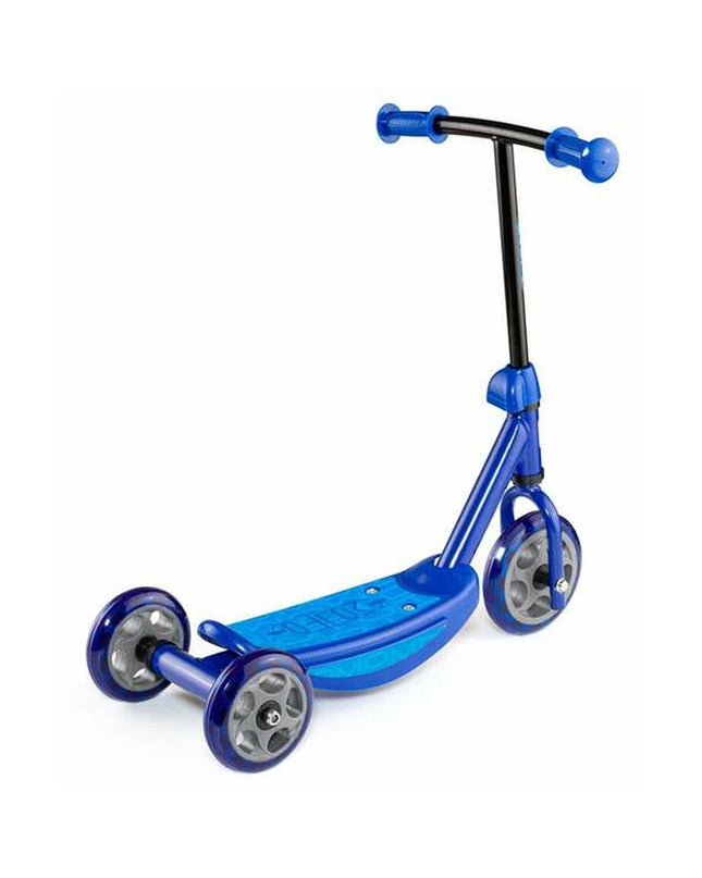 Blue metal and plastic step for urban mobility, size 48.36 x 90 cm, by Moltó, suitable for sports and outdoor use.