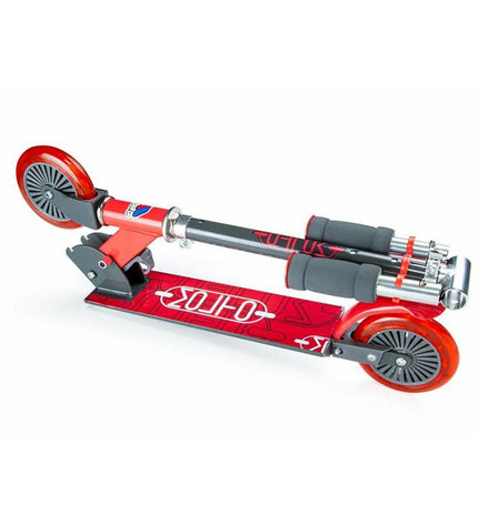 Moltó Step Rood metal and plastic with adjustable height, 72-77 cm, for urban mobility and outdoor sports.