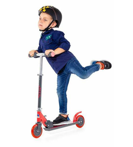 Moltó Step Rood metal and plastic scooter for urban mobility, 72-77 cm height, suitable for sport and outdoor use