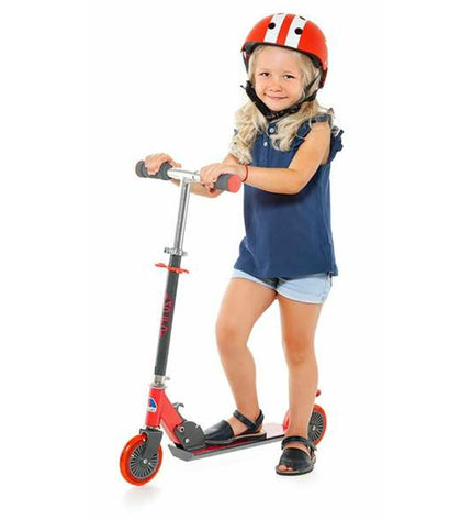 Moltó Step Rood metal and plastic scooter for urban mobility, 72-77 cm height, suitable for sport and outdoor use