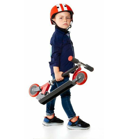 Moltó Step Rood metal and plastic scooter for urban mobility, 72-77 cm height, suitable for sports and outdoor use.