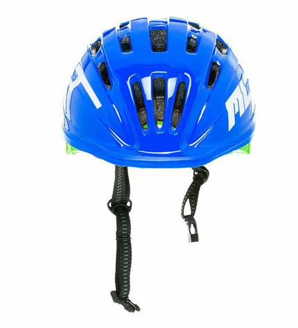 Moltó blue sports protection set for children aged 2-10, including knee and elbow pads for cycling and outdoor sports.