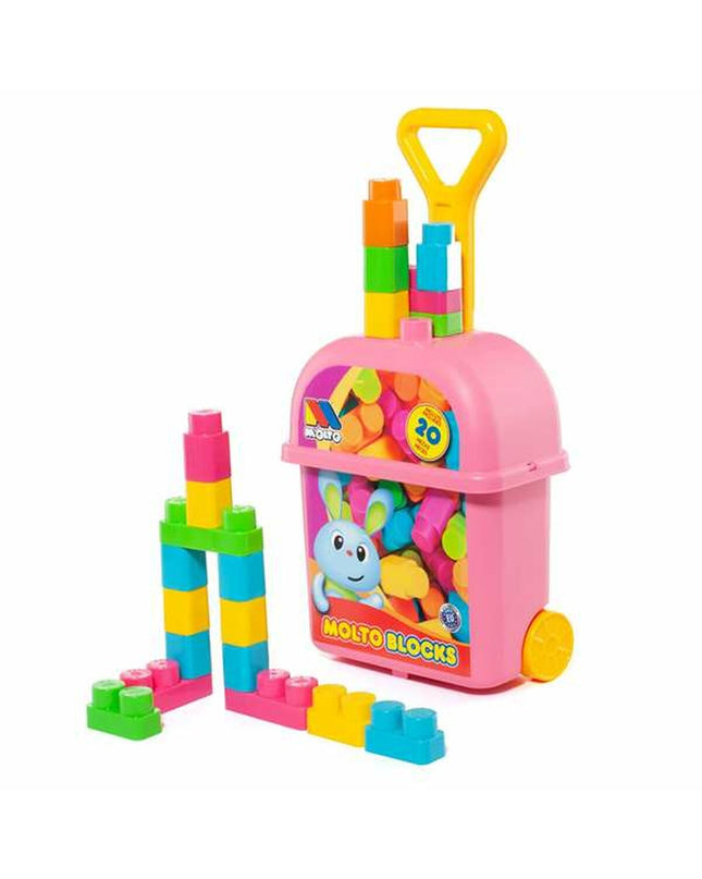 Colorful Moltó Sleepspeelgoed for babies with 20 pieces, designed for young children’s play and sensory development.
