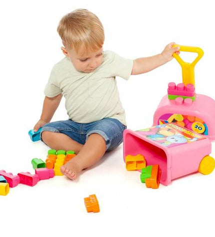 Molto Sleepspeelgoed set with 20 colorful baby toys for young children, featuring various shapes and soft textures.