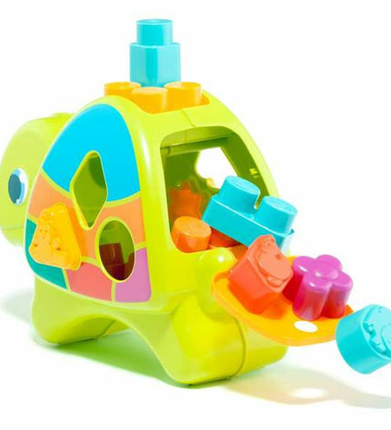 Moltó baby interactive turtle toy with 12 parts, measuring 57x27.5x97 cm, designed for young children’s play and learning.