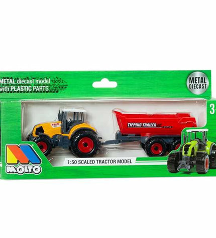 Moltó toy tractor in 1:50 scale, detailed miniature vehicle for children, part of the speelgoed en games vehicle collection.