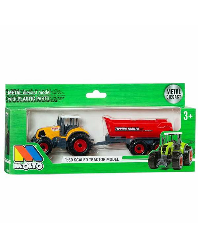 Moltó toy tractor in 1:50 scale, detailed miniature vehicle for children, part of the speelgoed en games vehicle collection.