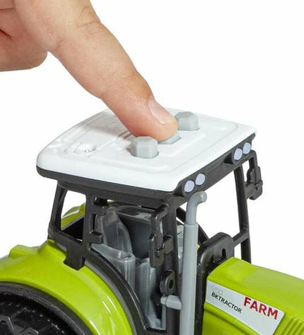 Colorful Moltó toy tractor from the speelgoed en games vehicles collection, detailed plastic construction for imaginative play.