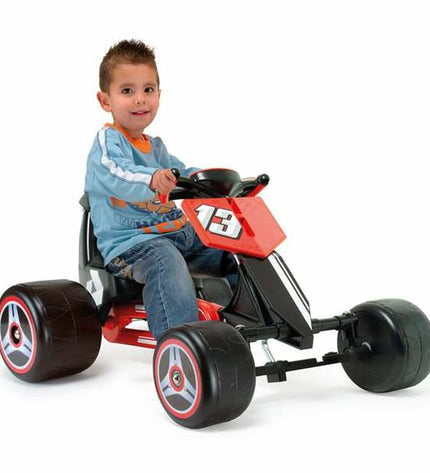 Injusa toy truck, a detailed miniature vehicle for play, featuring bright colors and realistic design elements.