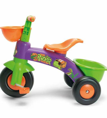 Paw Patrol Dinorider toy bike for kids, featuring colorful dinosaur design for outdoor play and imaginative adventures.