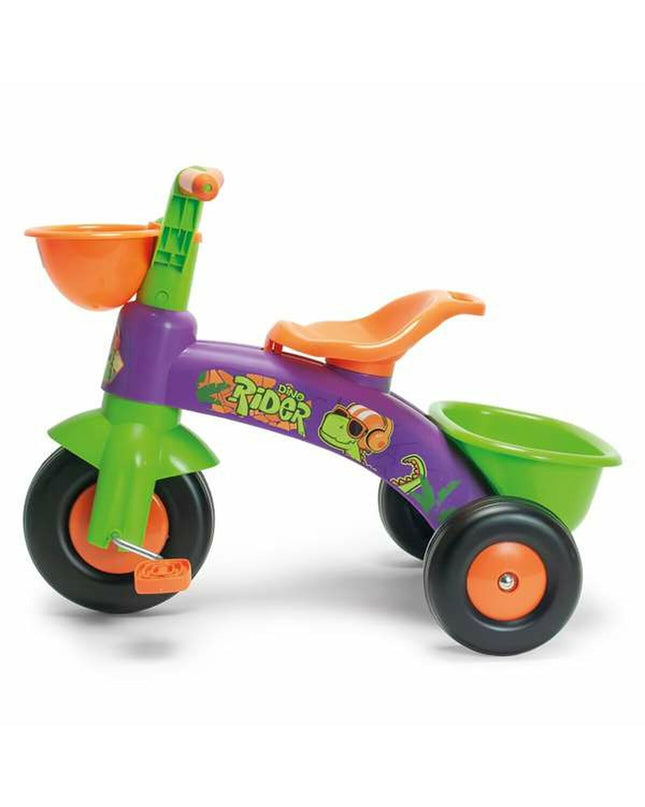 Paw Patrol Dinorider toy bike for kids, featuring colorful dinosaur design for outdoor play and imaginative adventures.