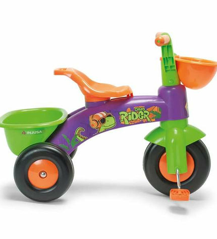 Paw Patrol Dinorider toy bike for kids, featuring bright colors and dinosaur-themed design, perfect for outdoor play and fun.