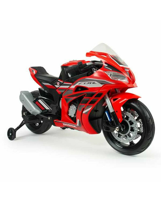 Injusa Honda CBR motorbike toy, detailed plastic motorcycle for children, in red with black accents, realistic design.