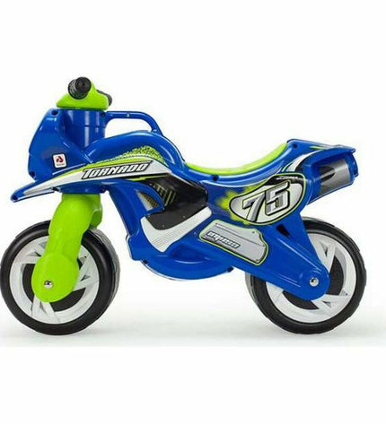 Injusa Motorfiets Tundra Tornado speelgoed voor kinderen vanaf 18 maanden, kleurrijke speelgoedvoertuig voor jonge kinderen