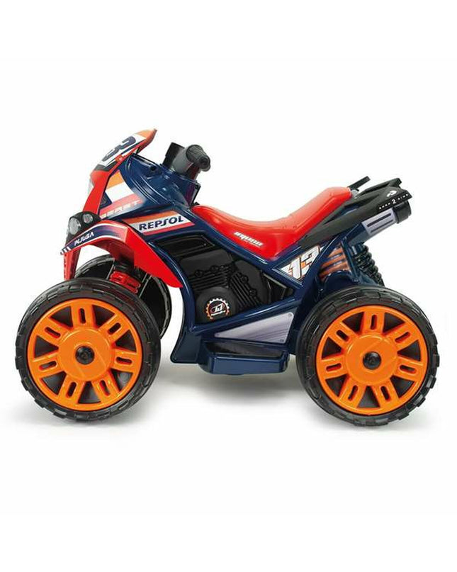 Injusa Auto toy vehicle for children, colorful plastic ride-on car with steering wheel and realistic design.