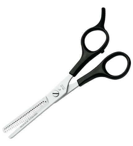 Dog grooming scissors from 3 Claveles Academia, 15.2 cm, with sharp blades and ergonomic handles for pet grooming.