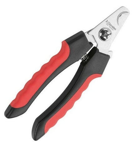3 Claveles Nagelknipper Hond, 12.5 cm, pet grooming tool for dogs with stainless steel blades, compact and easy to use.