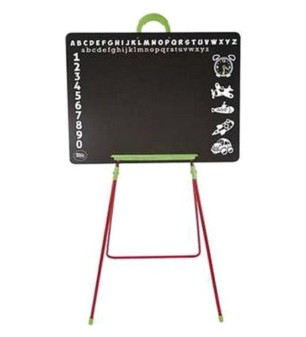 AVC dubbelzijdig krijtbord for creatieve activiteiten, 59x44x106 cm, ideal for playing and drawing.