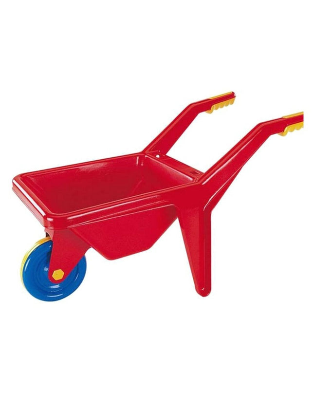 AVC Kruiwagen AVC5010 toy wheelbarrow with 63x34x30 cm size, suitable for outdoor play and children's games.